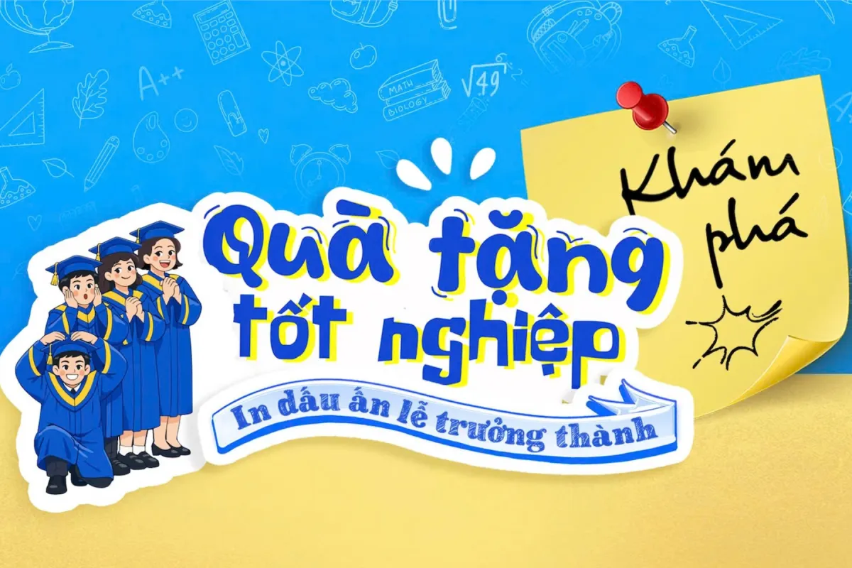 Quà tặng tốt nghiệp cá nhân hóa - In dấu ấn lễ trưởng thành thật ý nghĩa